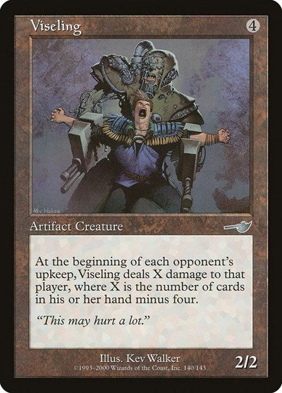 Viseling (NMS) #140 Uncommon (Foil Moderately Played) Nemesis Magic: 2000