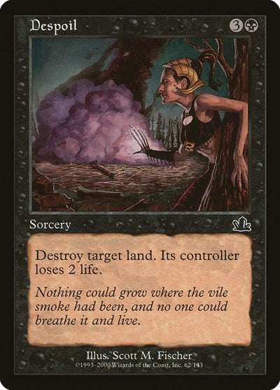 Despoil (PCY) #62 Common (Lightly Played) Prophecy Magic: The Gathering: 2000