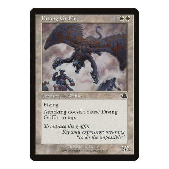 Diving Griffin (PCY) #6 Common (Lightly Played) Prophecy Magic: The Gathering: 2000