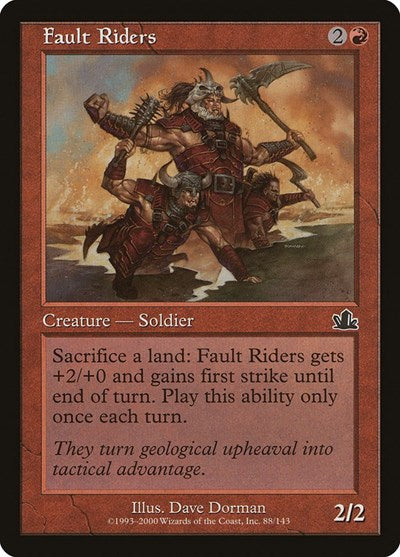 Fault Riders (PCY) #88 Common (Damaged) Prophecy Magic: 2000