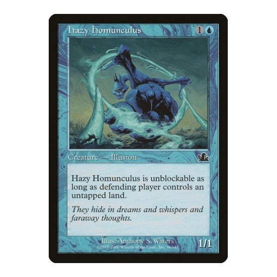 Hazy Homunculus (PCY) #36 Common (Moderately Played) Prophecy Magic: The Gathering: 2000