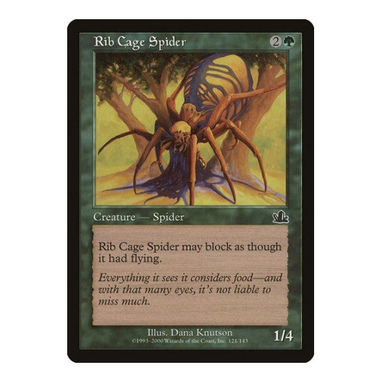 Rib Cage Spider (PCY) #121 Common Prophecy Magic: The Gathering: 2000