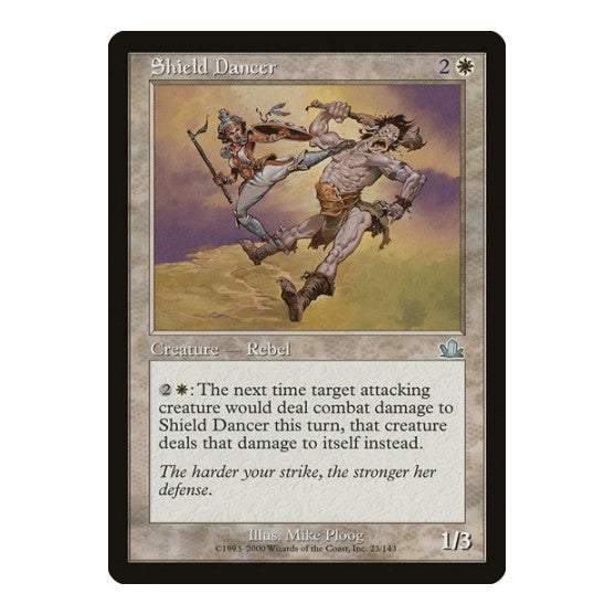 Shield Dancer (PCY) #23 Uncommon (Lightly Played) Prophecy Magic: The Gathering: 2000