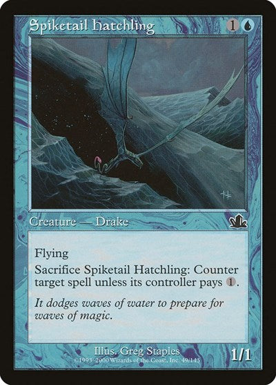 Spiketail Hatchling (PCY) #49 Common (Lightly Played) Prophecy Magic: 2000