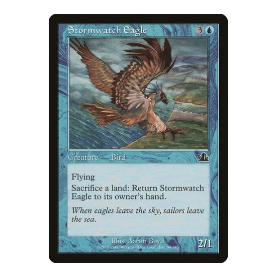 Stormwatch Eagle (PCY) #50 Common (Moderately Played) Prophecy Magic: The Gathering: 2000