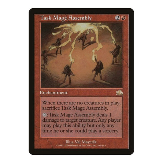Task Mage Assembly (PCY) #105 Rare (Moderately Played) Prophecy Magic: The Gathering: 2000