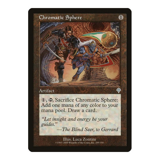 Chromatic Sphere (INV) #299 Uncommon (Lightly Played) Invasion Magic: The Gathering: 2000