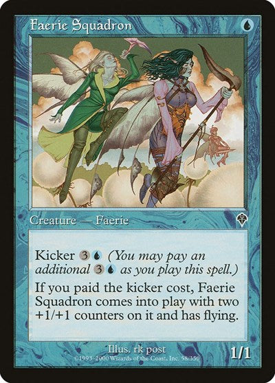 Faerie Squadron (INV) #58 Common (Damaged) Invasion Magic: 2000