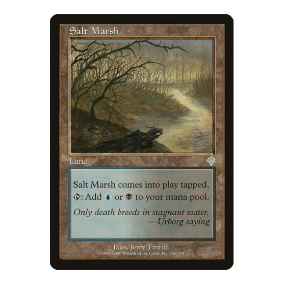 Salt Marsh (INV) #326 Uncommon Invasion Magic: The Gathering: 2000
