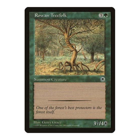 Rowan Treefolk (POR) #184 Common Portal Magic: The Gathering: 1997