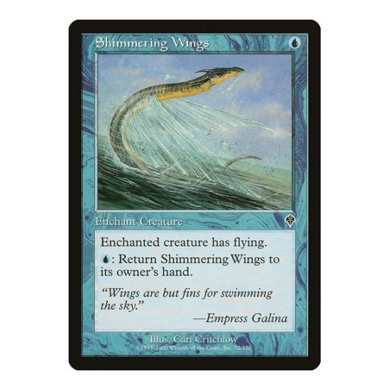 Shimmering Wings (INV) #72 Common (Damaged) Invasion Magic: The Gathering: 2000