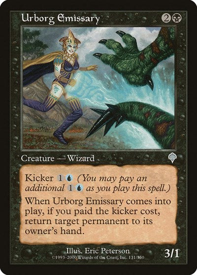 Urborg Emissary (INV) #131 Uncommon (Heavily Played) Invasion Magic: 2000