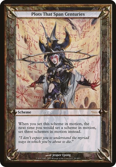 Plots That Span Centuries (Release Event Promo) (OVER) #54 Promo (Lightly Played) Oversize Cards Magic: The Gathering: 2026