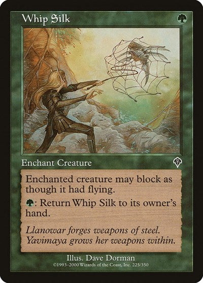 Whip Silk (INV) #225 Common (Damaged) Invasion Magic: 2000