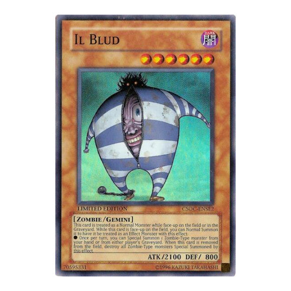 Il Blud (CSOC) #CSOC-ENSE2 Super Rare (Limited Heavily Played) Crossroads of Chaos YuGiOh: 2008