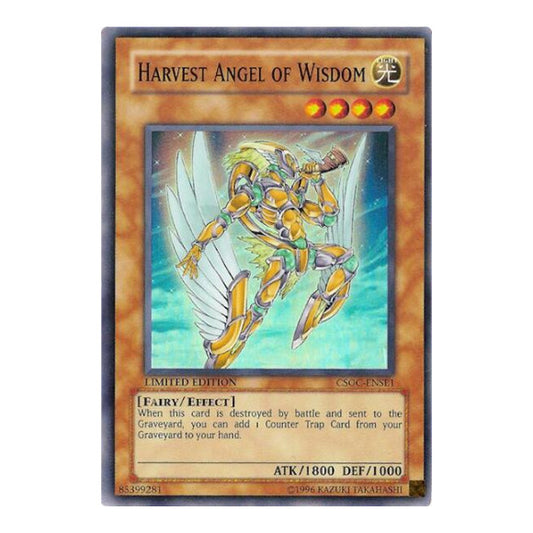 Harvest Angel of Wisdom (CSOC) #CSOC-ENSE1 Super Rare Crossroads of Chaos YuGiOh: 2008