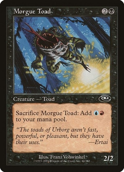 Morgue Toad (PLS) #46 Common (Moderately Played) Planeshift Magic: The Gathering: 2001