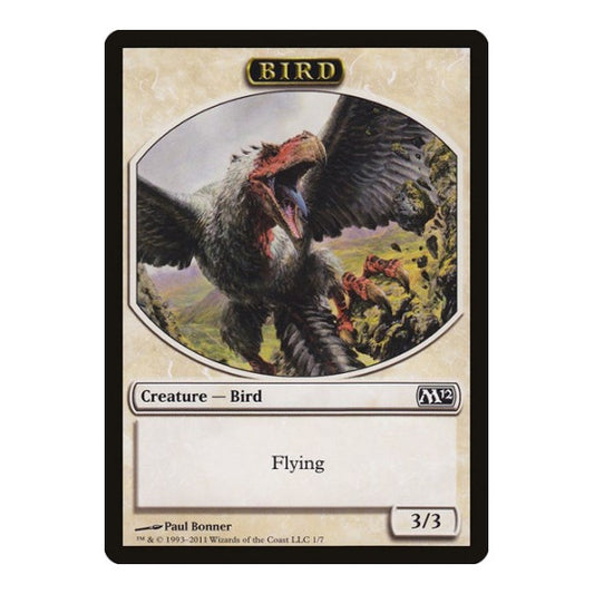 Bird Token (M12) #1 Token (Moderately Played) Magic 2012 (M12) Magic: The Gathering: 2011