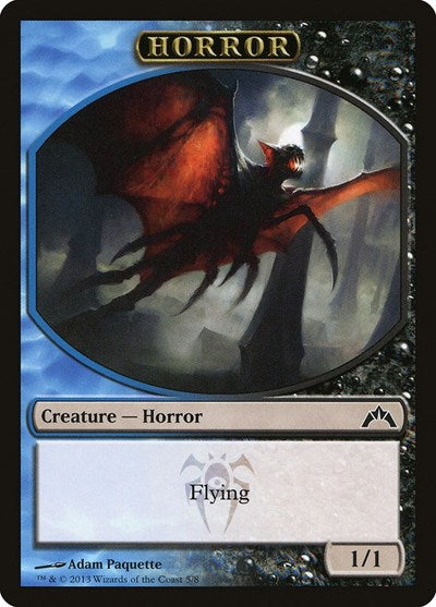 Horror Token (GTC) #5 T (Moderately Played) Gatecrash Magic: The Gathering: 2013