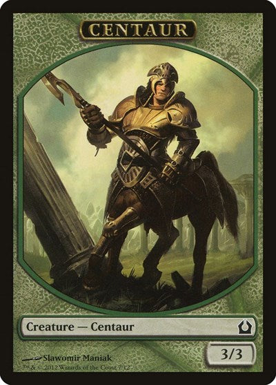 Centaur Token (RTR) #7 T (Moderately Played) Return to Ravnica Magic: The Gathering: 2012