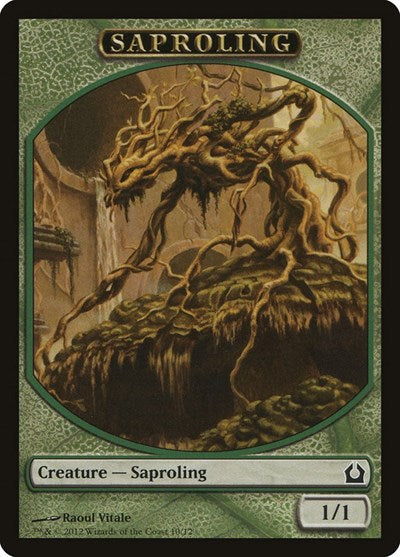 Saproling Token (RTR) #10 T (Lightly Played) Return to Ravnica Magic: The Gathering: 2012
