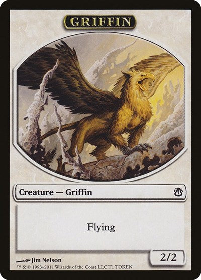Griffin Token (DDH) #T1 T (Moderately Played) Duel Decks: Ajani vs. Nicol Bolas Magic: 2011