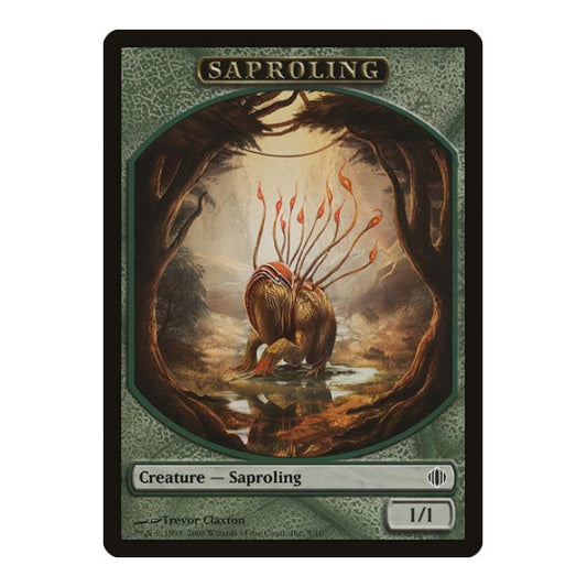 Saproling Token (ALA) #9 T (Moderately Played) Shards of Alara Magic: The Gathering: 2008