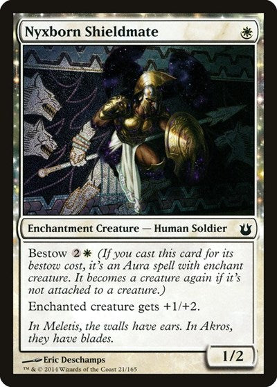 Nyxborn Shieldmate (BNG) #21 Common (Lightly Played) Born of the Gods Magic: The Gathering: 2014