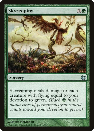 Skyreaping (BNG) #140 Uncommon (Lightly Played) Born of the Gods Magic: 2014