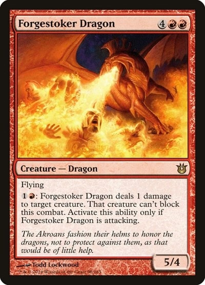 Forgestoker Dragon (BNG) #98 Rare (Lightly Played) Born of the Gods Magic: The Gathering: 2014