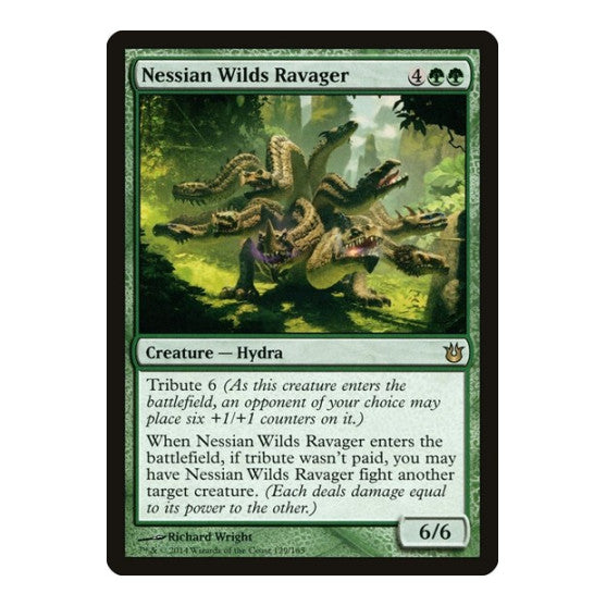 Nessian Wilds Ravager (BNG) #129 Rare (Lightly Played) Born of the Gods Magic: The Gathering: 2014