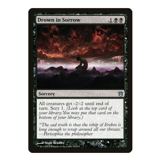Drown in Sorrow (BNG) #65 Uncommon (Moderately Played) Born of the Gods Magic: The Gathering: 2014