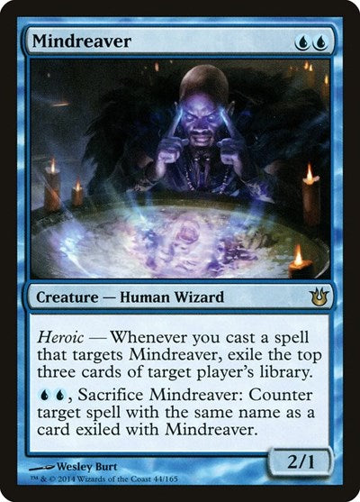 Mindreaver (BNG) #44 Rare (Lightly Played) Born of the Gods Magic: The Gathering: 2014