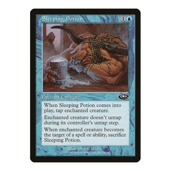 Sleeping Potion (PLS) #34 Common (Damaged) Planeshift Magic: The Gathering: 2001