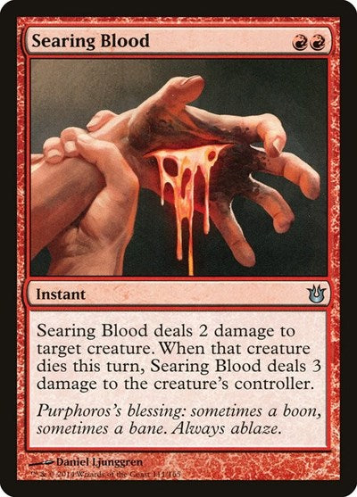 Searing Blood (BNG) #111 Uncommon (Lightly Played) Born of the Gods Magic: 2014