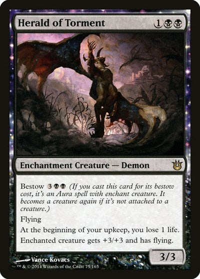 Herald of Torment (BNG) #75 Rare (Near Mint) Born of the Gods Magic: The Gathering: 2014