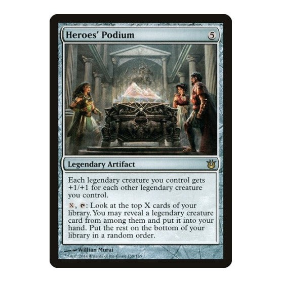 Heroes Podium (BNG) #159 Rare (Foil Lightly Played) Born of the Gods Magic: The Gathering: 2014