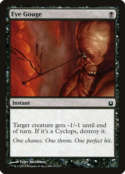 Eye Gouge (BNG) #67 Common (Lightly Played) Born of the Gods Magic: The Gathering: 2014
