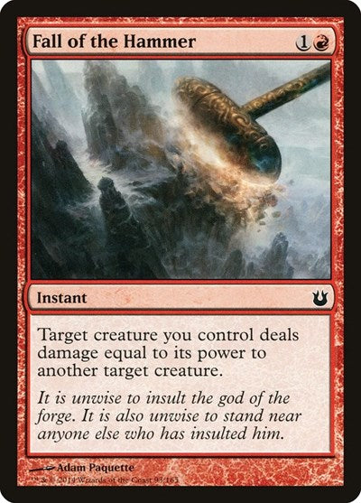 Fall of the Hammer (BNG) #93 Common (Lightly Played) Born of the Gods Magic: The Gathering: 2014