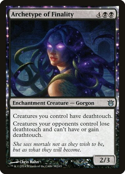 Archetype of Finality (BNG) #58 Uncommon (Moderately Played) Born of the Gods Magic: The Gathering: 2014