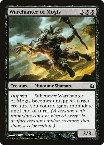 Warchanter of Mogis (BNG) #85 Common (Lightly Played) Born of the Gods Magic: The Gathering: 2014