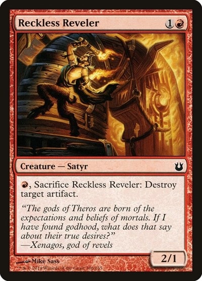 Reckless Reveler (BNG) #106 Common (Lightly Played) Born of the Gods Magic: The Gathering: 2014