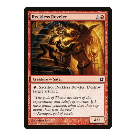 Reckless Reveler (BNG) #106 Common (Lightly Played) Born of the Gods Magic: The Gathering: 2014