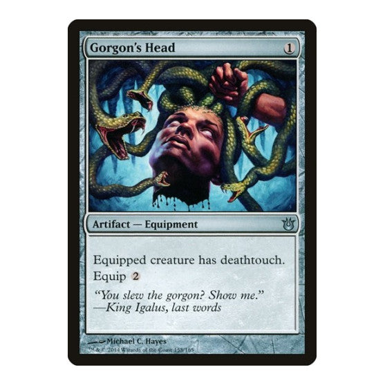 Gorgons Head (BNG) #158 Uncommon (Moderately Played) Born of the Gods Magic: The Gathering: 2014