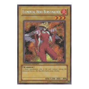Elemental HERO Burstinatrix (EHC1) #EHC1-EN002 Secret Rare (Limited Damaged) Elemental Hero Collection 1 YuGiOh: 2007