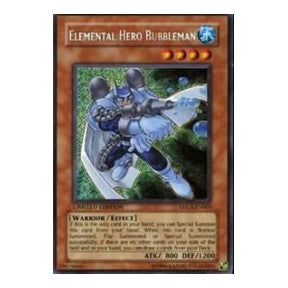 Elemental HERO Bubbleman (EHC1) #EHC1-EN003 Secret Rare (Limited Heavily Played) Elemental Hero Collection 1 YuGiOh: 2007