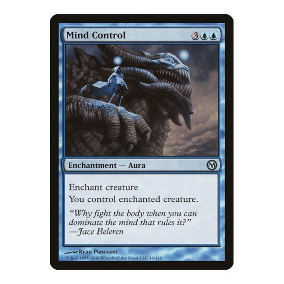 Mind Control (DPA) #11 Uncommon (Lightly Played) Duels of the Planeswalkers Magic: The Gathering: 2009
