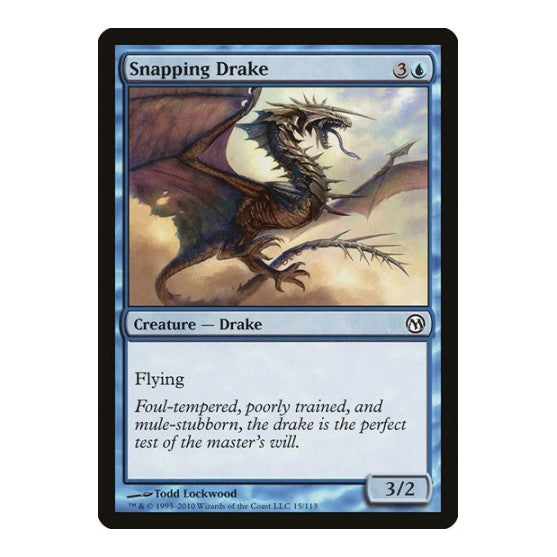 Snapping Drake (DPA) #15 Common (Lightly Played) Duels of the Planeswalkers Magic: The Gathering: 2009