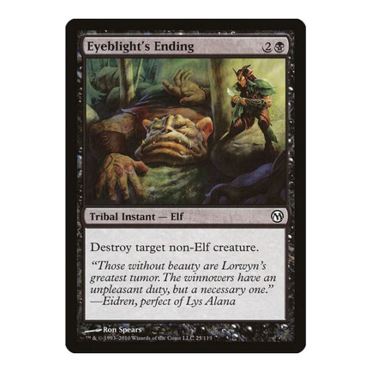 Eyeblight's Ending (DPA) #25 Common (Lightly Played) Duels of the Planeswalkers Magic: The Gathering: 2009