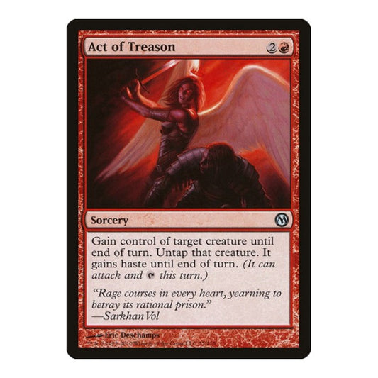 Act of Treason (DPA) #37 Uncommon (Moderately Played) Duels of the Planeswalkers Magic: The Gathering: 2009